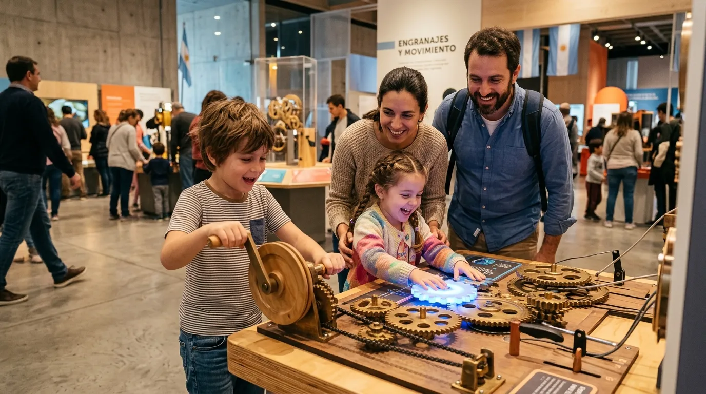 Dicas de o que fazer em Buenos Aires com crianças visitando museu interativo e educativo.