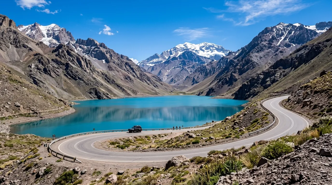 Passeio pela Cordilheira dos Andes mostrando o que fazer em Mendoza para amantes da natureza.