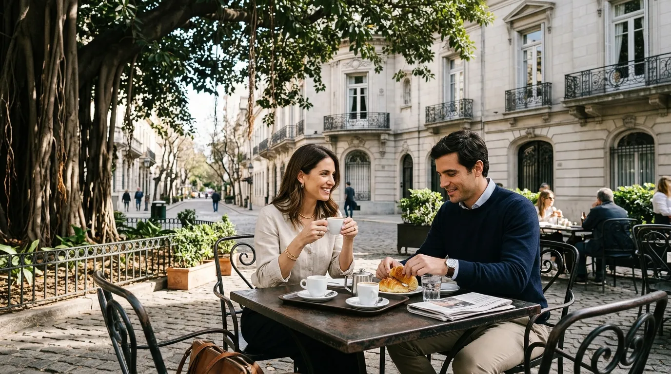 Roteiro de o que fazer em Buenos Aires em 7 dias com cafezinho na Recoleta.