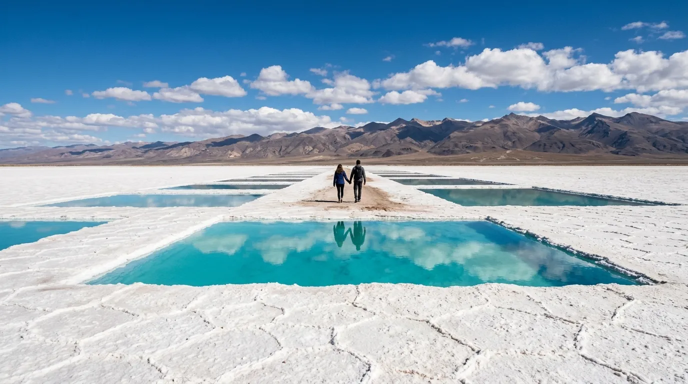 Salinas Grandes mostrando em Salta Argentina o que fazer no deserto de sal do noroeste.