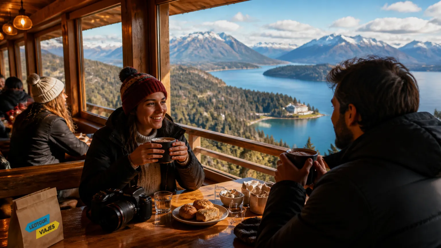 Cafeteria mirante panoramico no cerro campanario bariloche