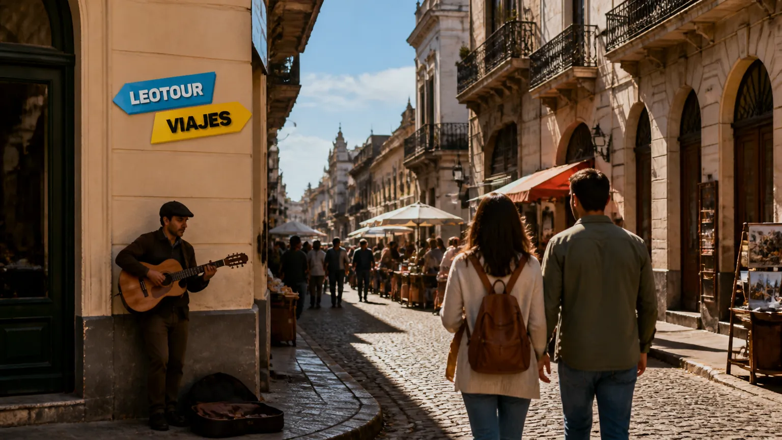 Ruas historicas de paralelepipedo mostrando como chegar a tradicional feira de San Telmo.