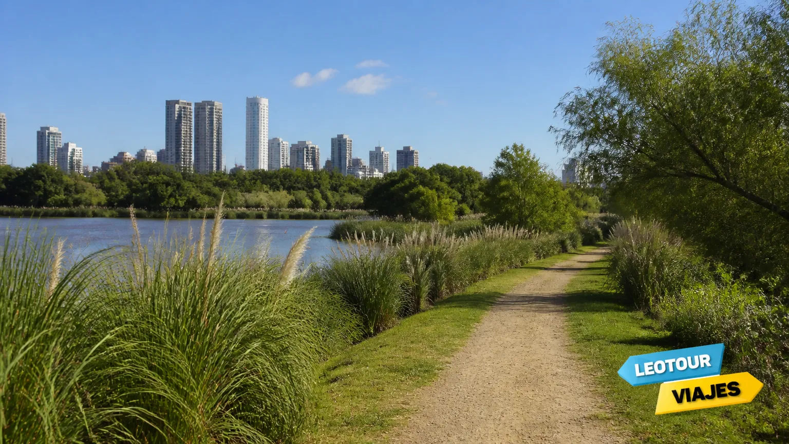 Passeio pela reserva ecologica explorando o que fazer em Puerto Madero Buenos Aires em meio a natureza.