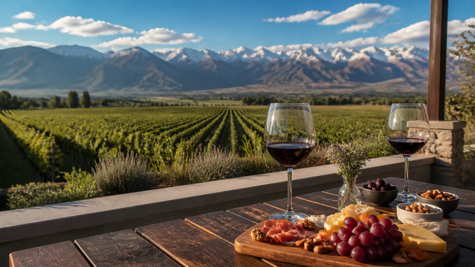 Degustacao de vinhos para roteiro integrado por Mendoza e Buenos Aires.