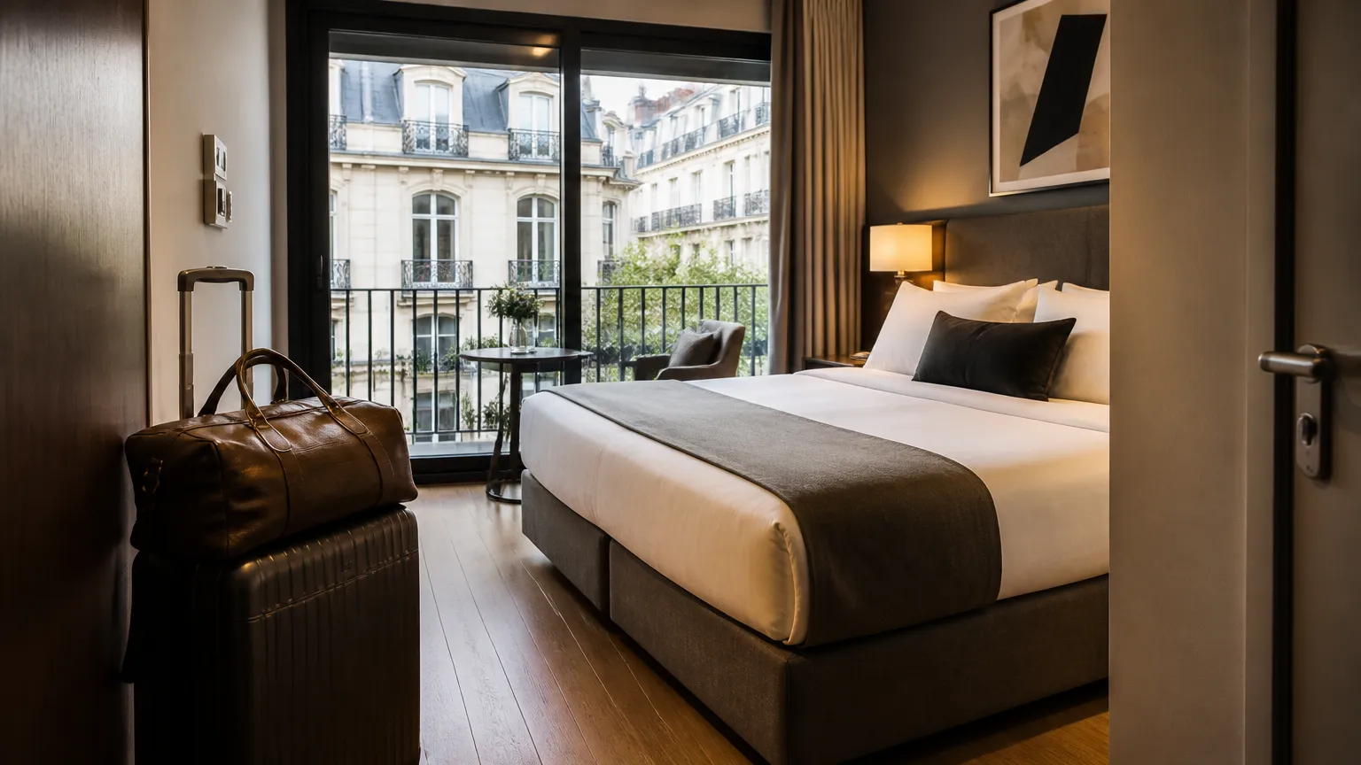 Quarto de hotel sofisticado reservado com pacote buenos aires de alta qualidade.